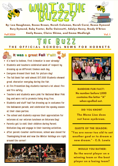  Samuel Mickle Student Newspaper (Click here for more information)